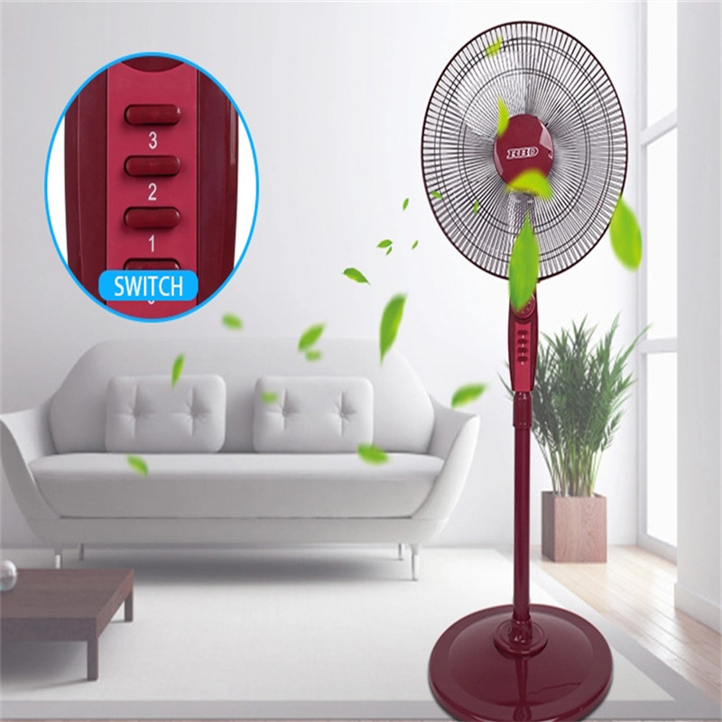 Dongguan Factory 16 inch Cooper Motor Air Cooler Fan 2 Hour Timer Standing Fan With Best Price